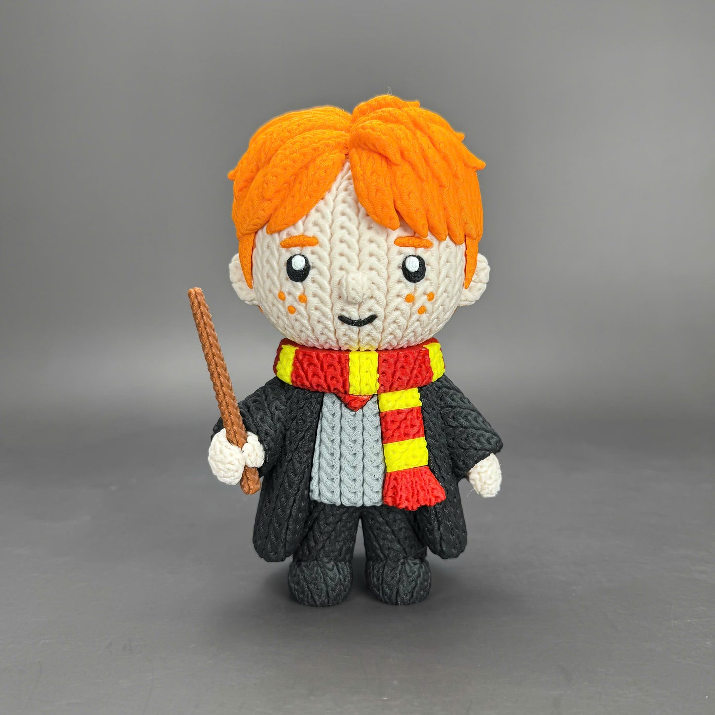 Knitted Design - 3D Printed Harry Potter and Friends Character Figures - Unique Display Collectible