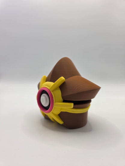 Character Design - 3D Printed Character Ball - Staryu - Unique Display Collectible.