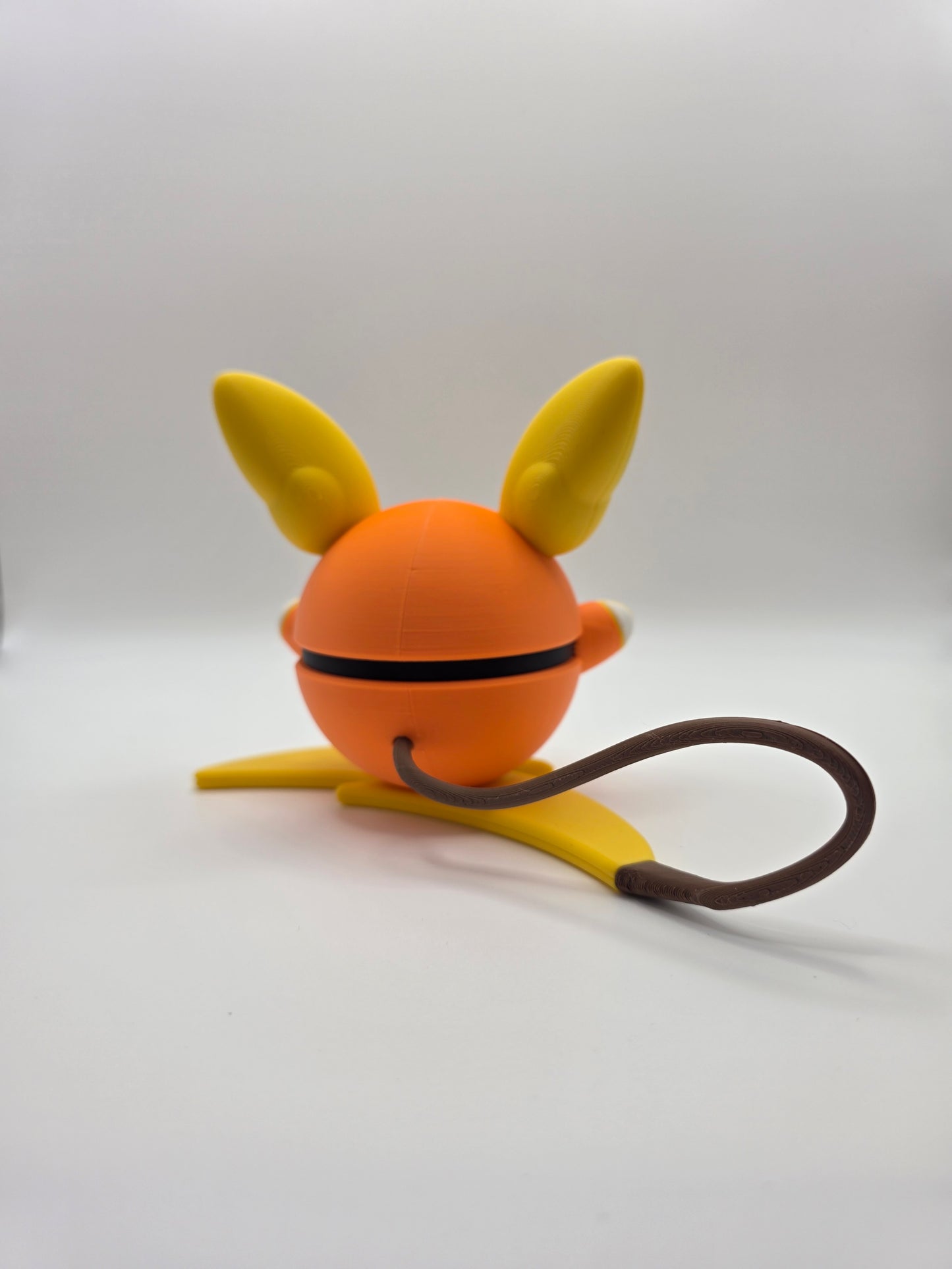 Character Design - 3D Printed Character Ball - Alolan Raichu - Unique Display Collectible.