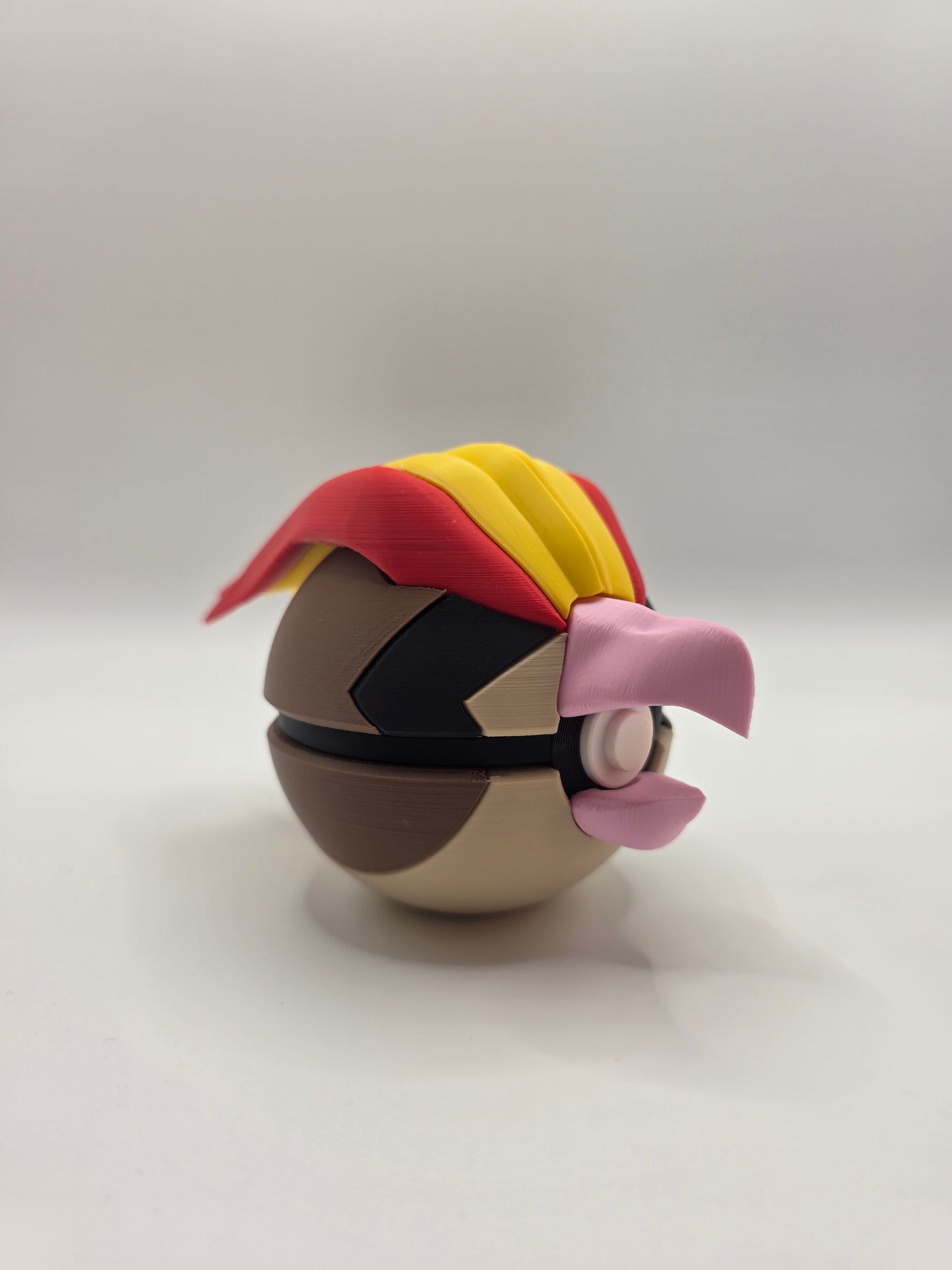 Character Design - 3D Printed Character Ball - Pidgeot - Unique Display Collectible.