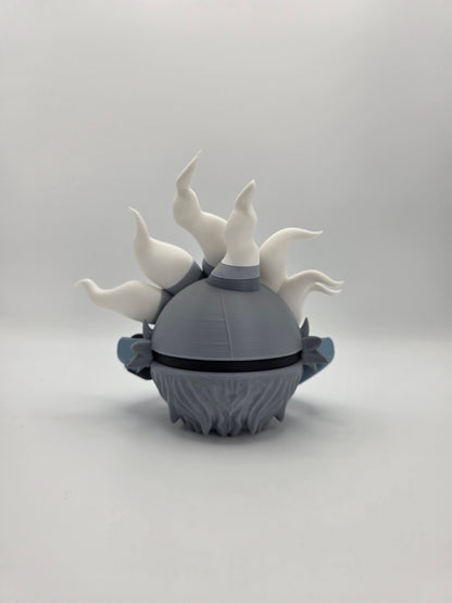Character Design - 3D Printed Character Ball - Annihilape - Unique Display Collectible.