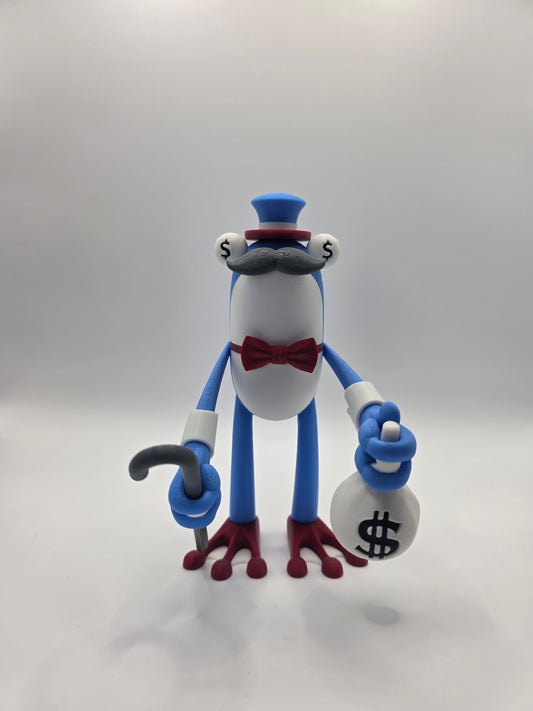 Fancy Pants Fly Frog – Articulated 3D Printed Modular Desk Toy Figurine