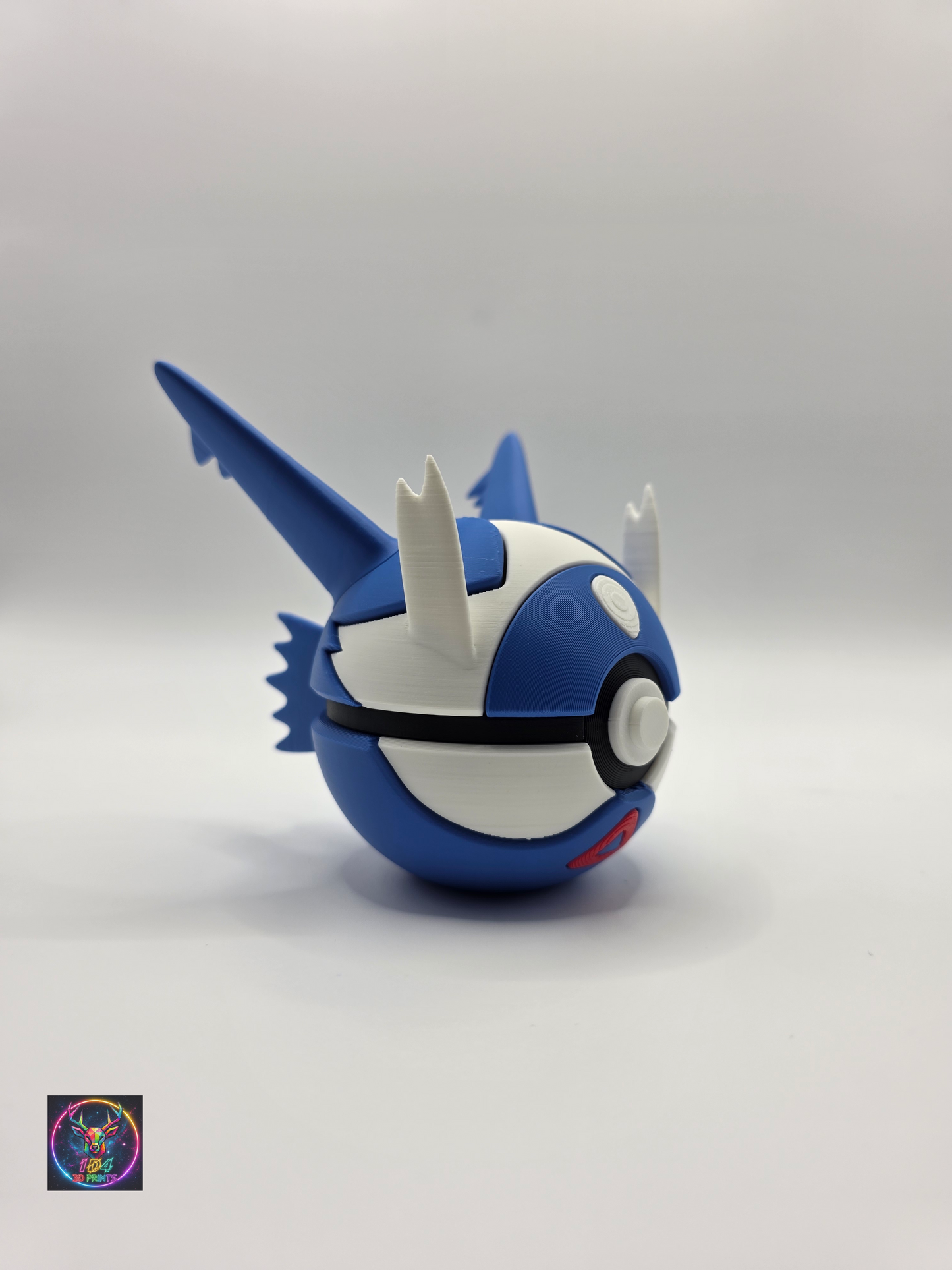 Character Design - 3D Printed Character Ball - Latios - Unique Display Collectible.