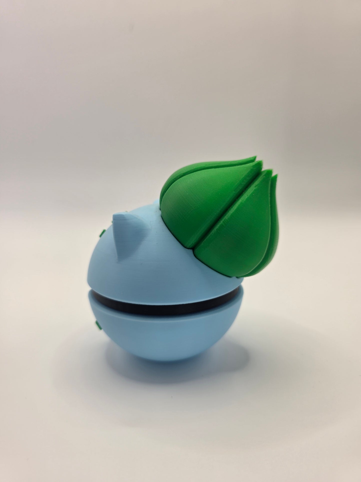 Character Design - 3D Printed Character Ball - Bulbasaur - Unique Display Collectible.