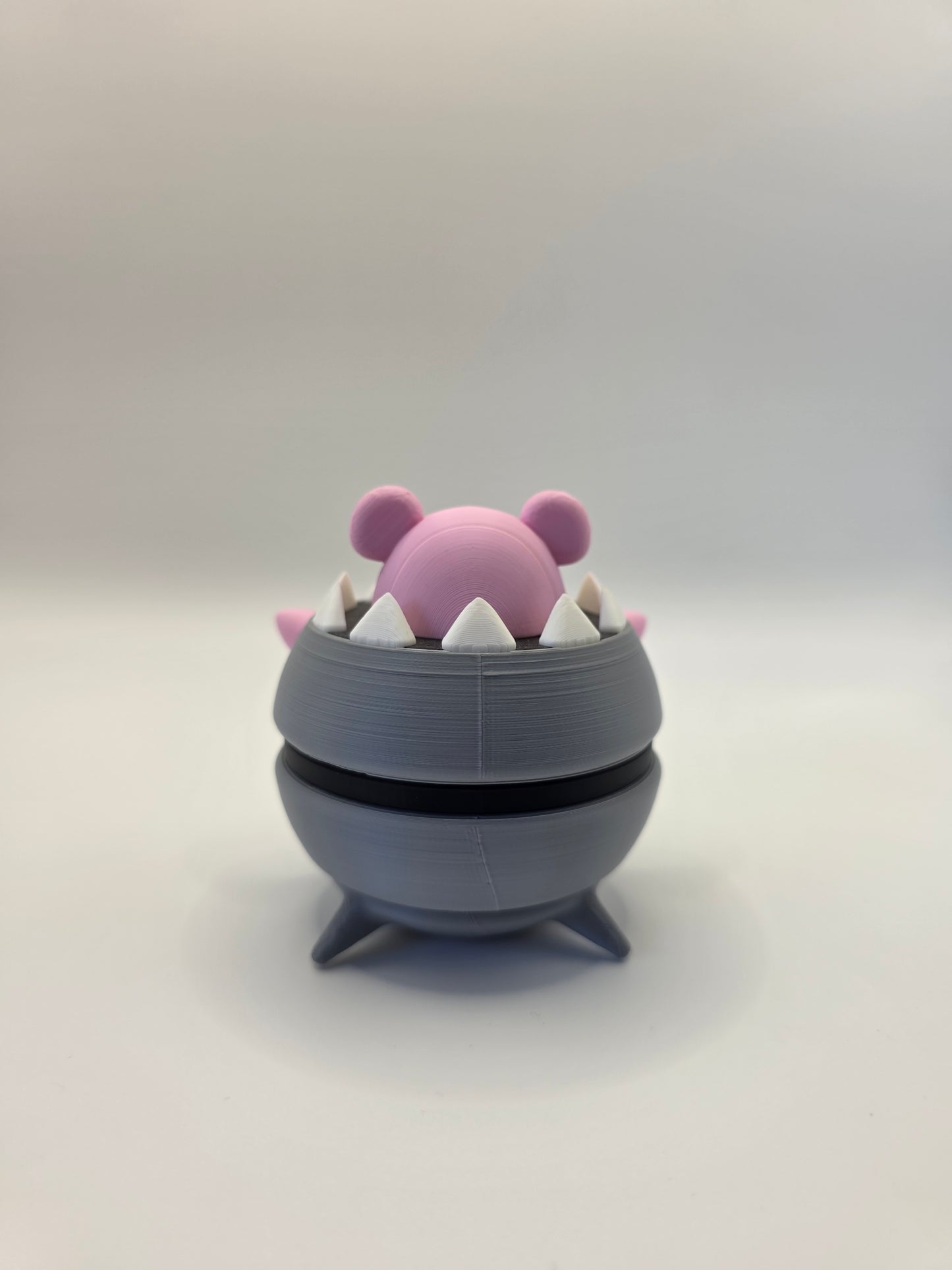 Character Design - 3D Printed Character Ball - Mega Slowbro - Unique Display Collectible.