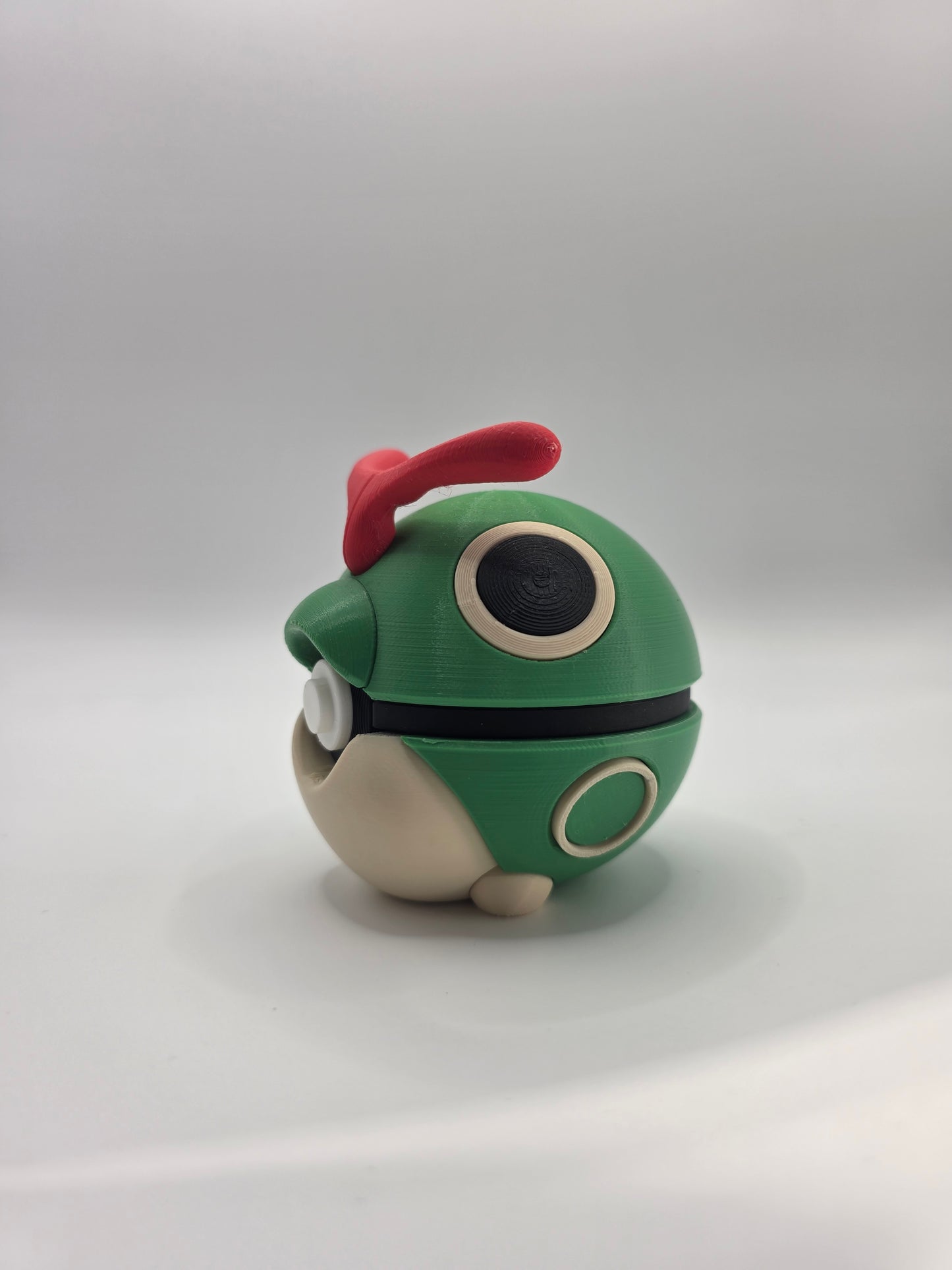 Character Design - 3D Printed Character Ball - Caterpie - Unique Display Collectible.