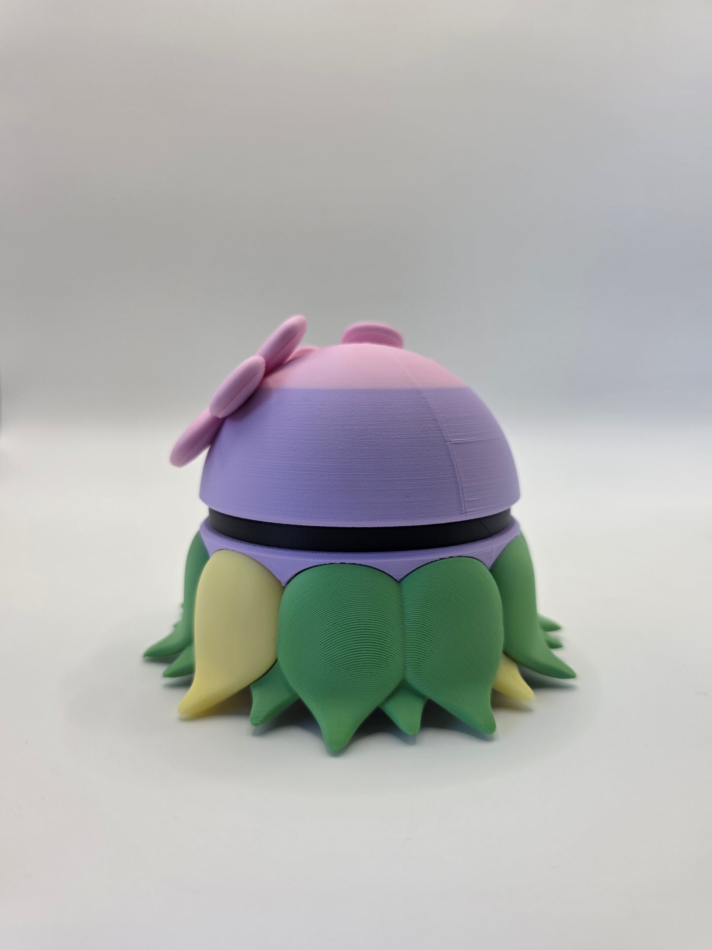 Character Design - 3D Printed Character Ball - Bellossom - Unique Display Collectible.