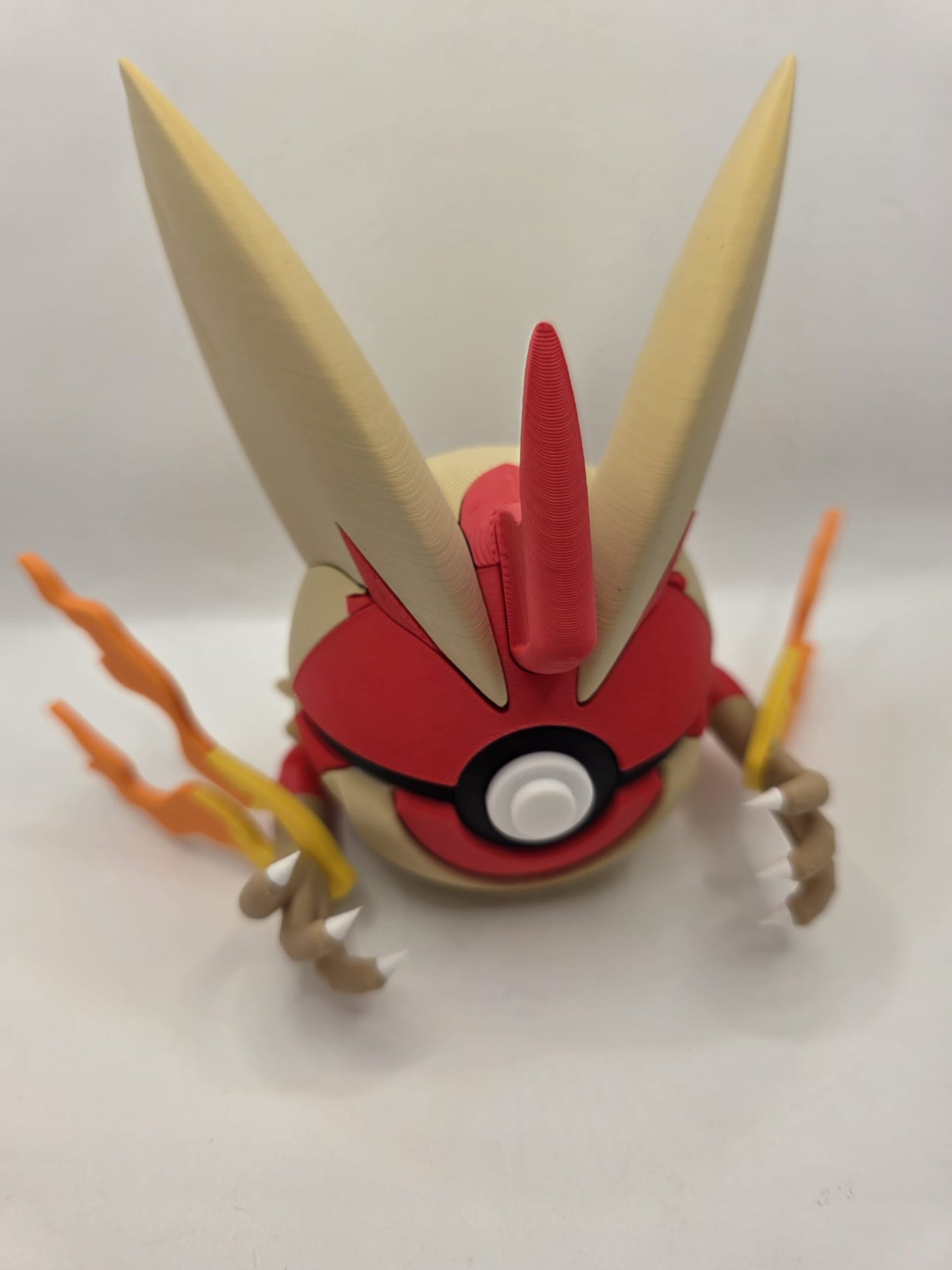 Pokemon Character Design - 3D Printed Pokeball - Mega Blaziken - Exclusive Display Collectible.