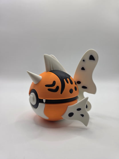 Character Design - 3D Printed Character Ball - Seaking - Unique Display Collectible.