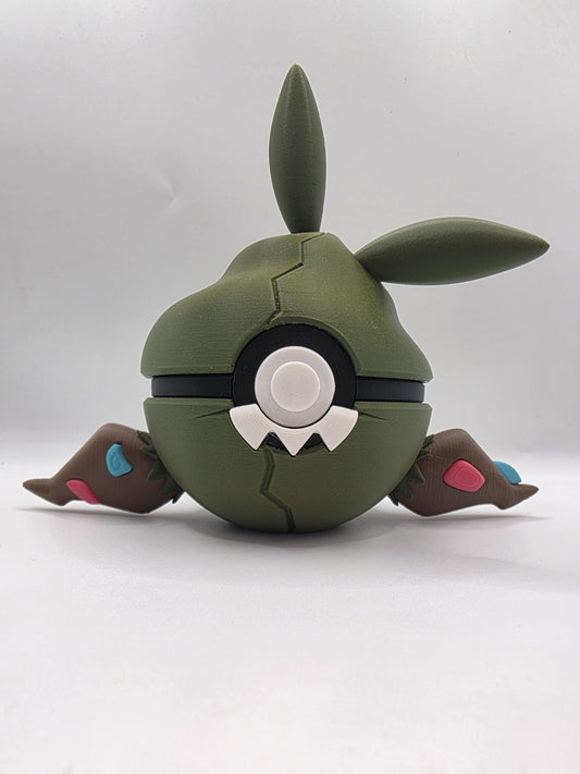 Pokemon Character Design - 3D Printed Pokeball - Trubbish - Exclusive Display Collectible.