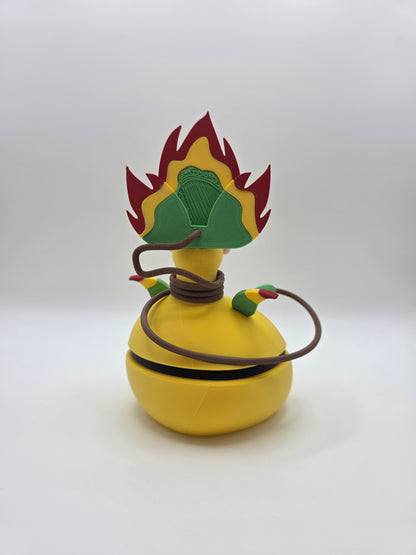 Character Design - 3D Printed Character Ball - Mega Victreebel - Unique Display Collectible.