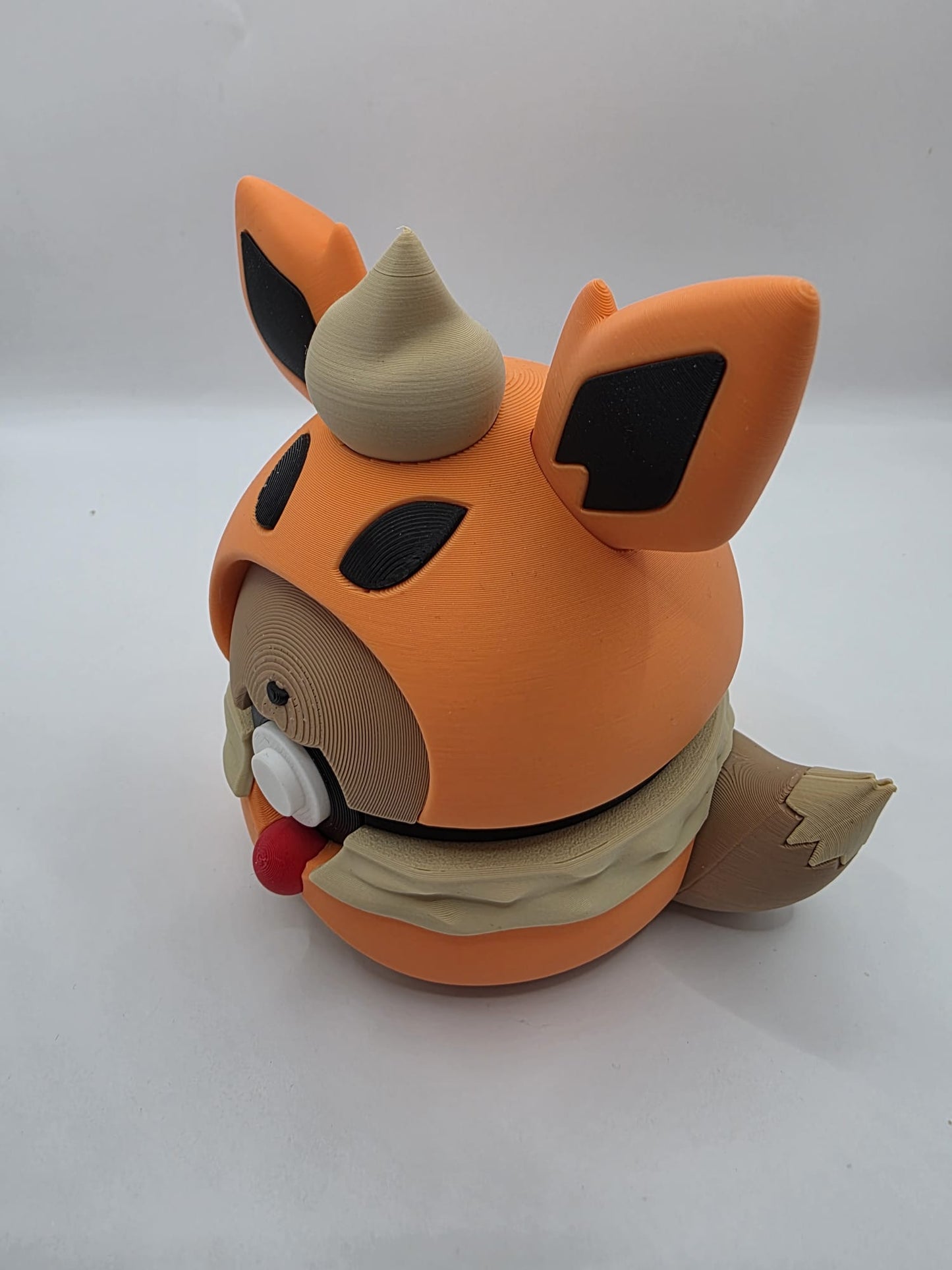 Pokemon Character Design - 3D Printed Pokeball - Eevee Poncho  - Exclusive Display Collectible.