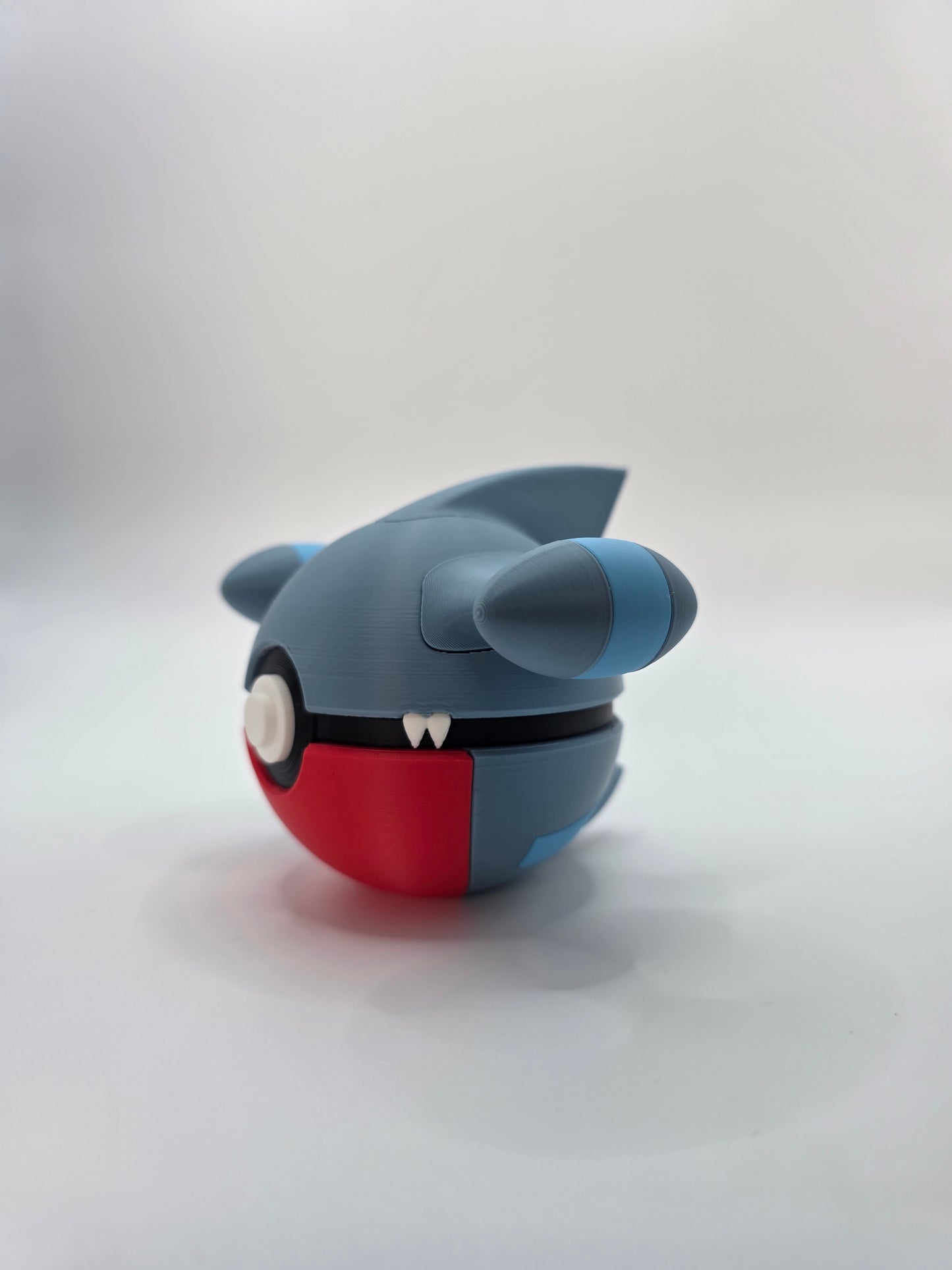 Character Design - 3D Printed Character Ball - Gible - Unique Display Collectible.