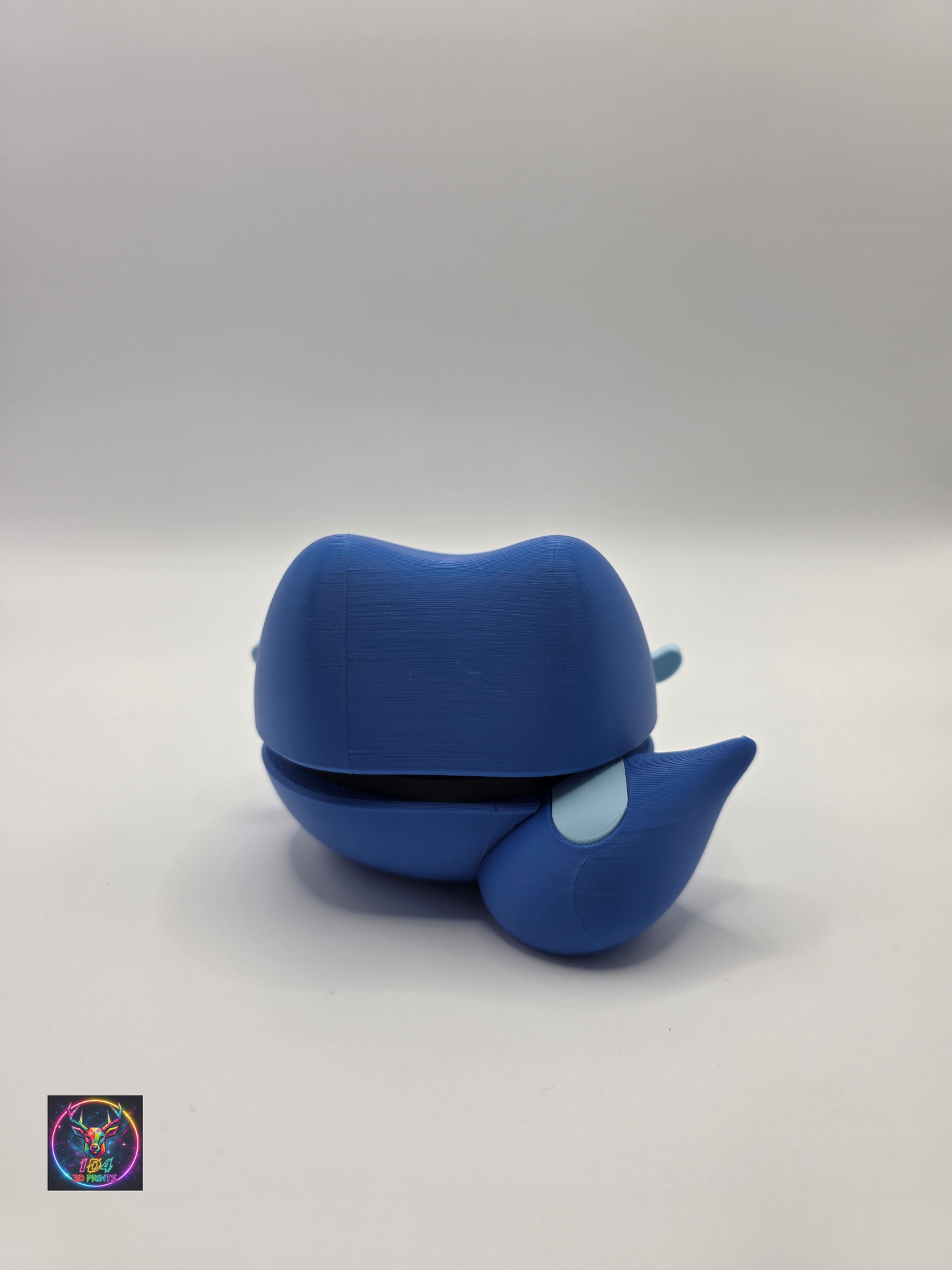 Character Design - 3D Printed Character Ball - Gecqua - Unique Display Collectible.