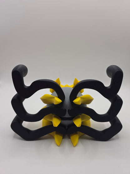 Character Design - 3D Printed Character Ball - Girantina Origin Form- Unique Display Collectible.