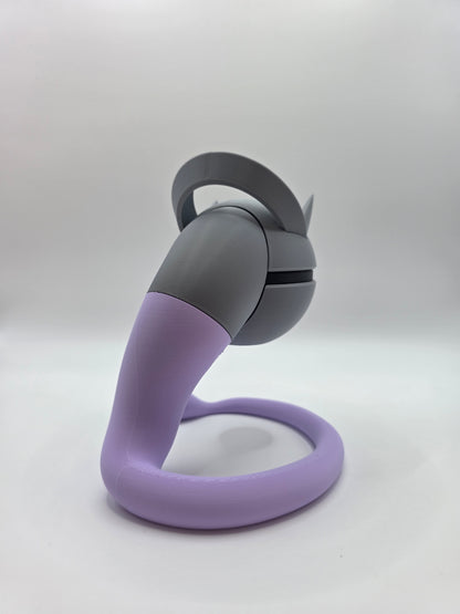 Character Design - 3D Printed Character Ball - Mega Mewtwo Y - Unique Display Collectible.
