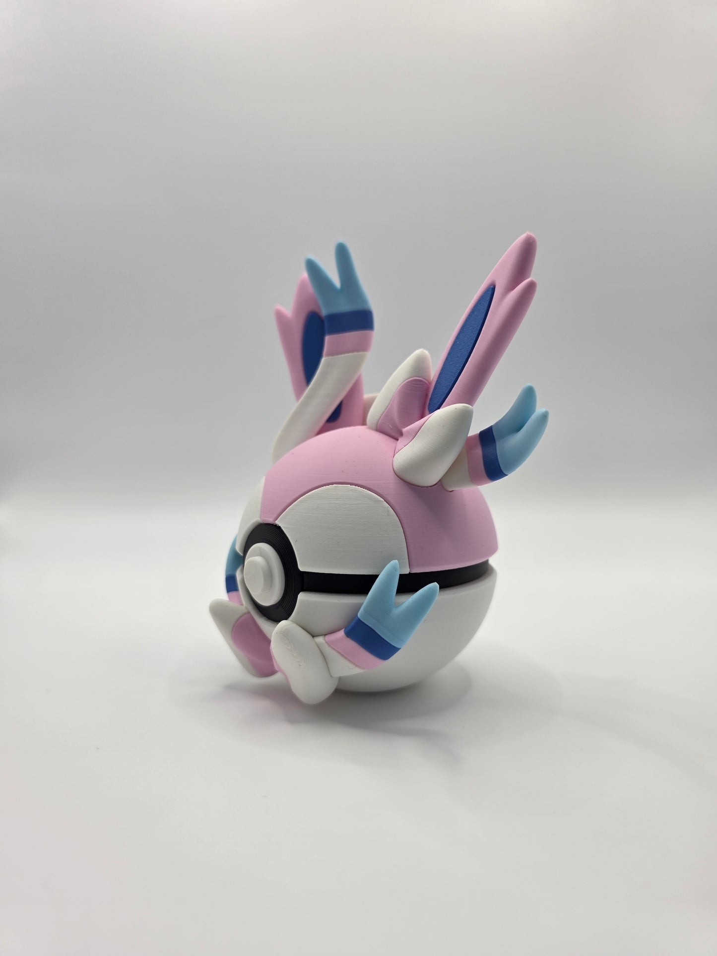 Character Design - 3D Printed Character Ball - Sylveon - Unique Display Collectible.