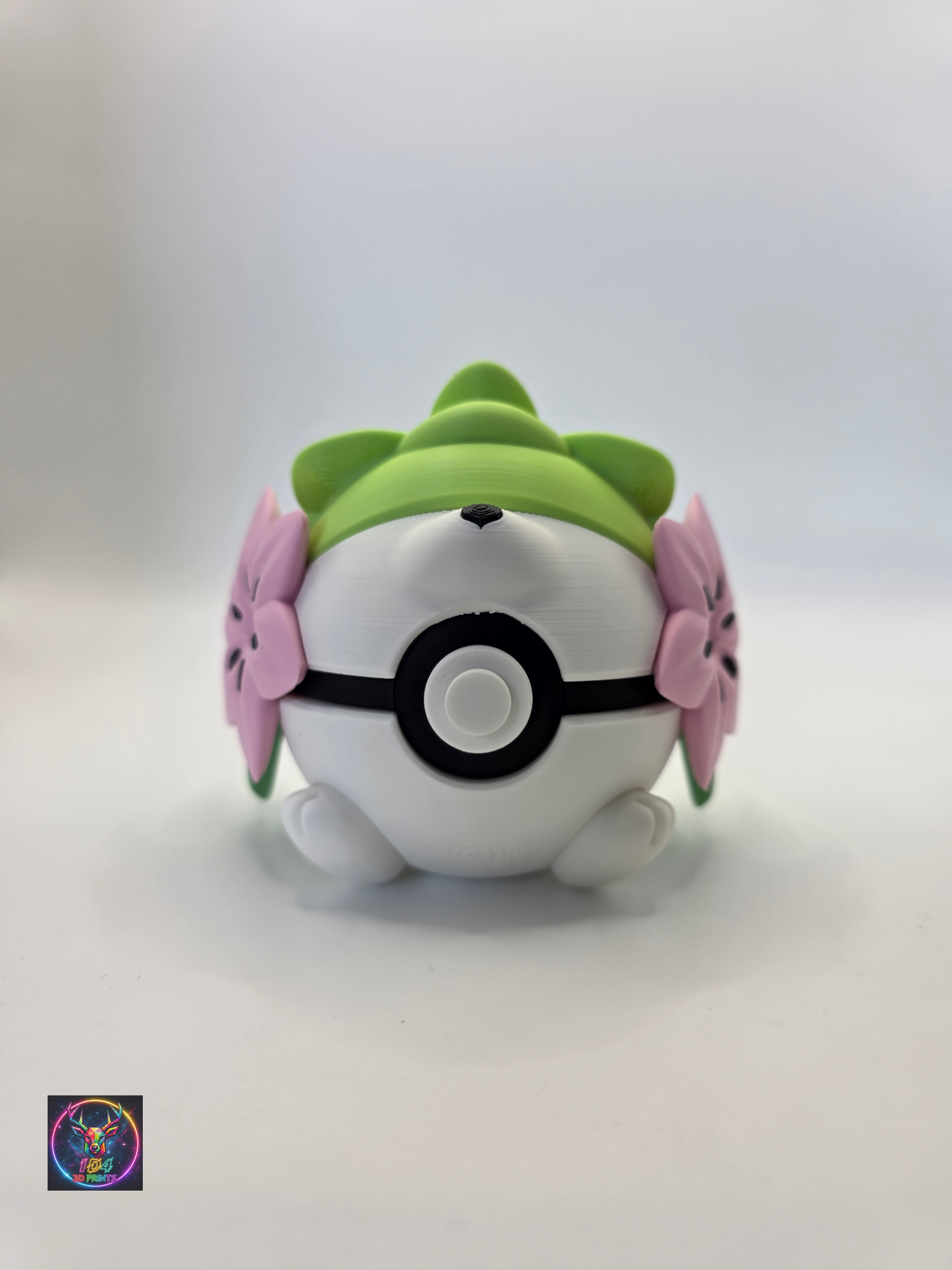 Character Design - 3D Printed Character Ball - Shaymin Land Form - Unique Display Collectible.
