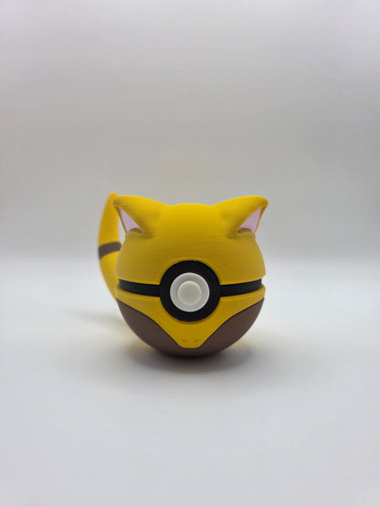 Character Design - 3D Printed Character Ball - Abra - Unique Display Collectible.