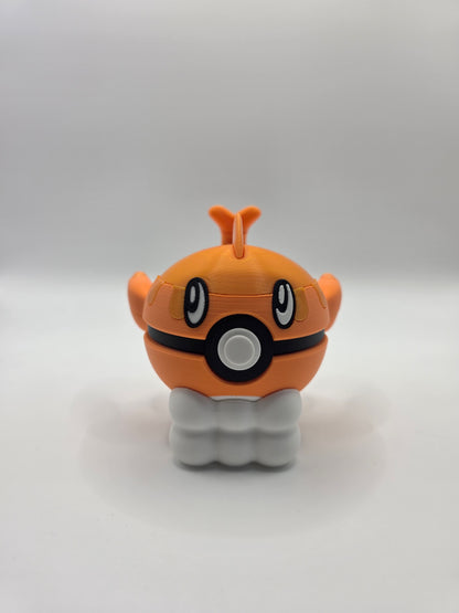 Character Design - 3D Printed Character Ball - Tatsugiri - Unique Display Collectible.