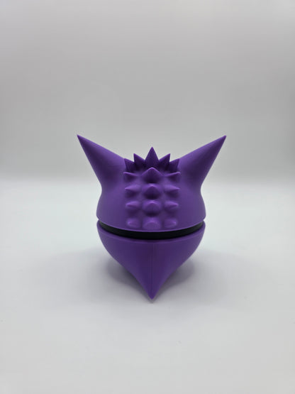 Character Design - 3D Printed Character Ball - Gengar - Unique Display Collectible.