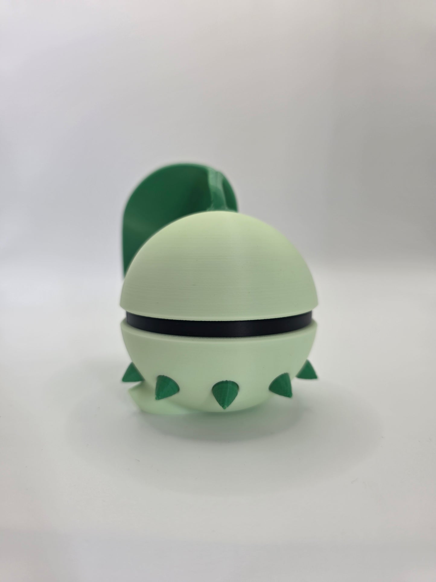 Character Design - 3D Printed Character Ball - Chikorita - Unique Display Collectible.