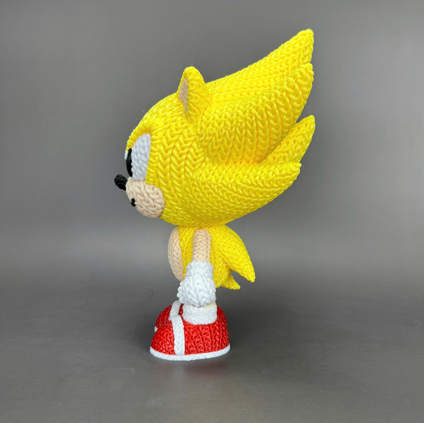 Sonic & Friends- 3D Printed Knitted Design Figures- Unique Display Fan Art Collectibles