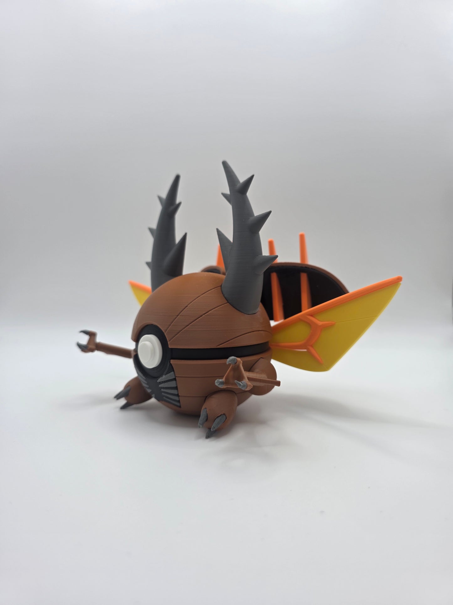 Character Design - 3D Printed Character Ball - Mega Pinsir - Unique Display Collectible.