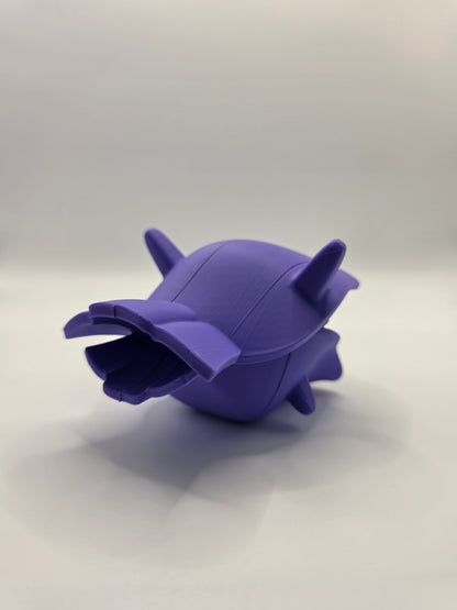 Character Design - 3D Printed Character Ball - Shellder - Unique Display Collectible.