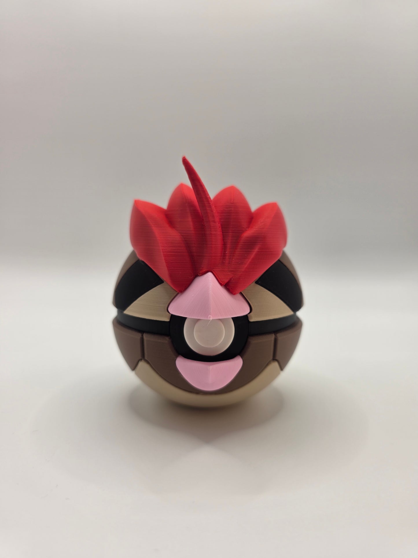 Character Design - 3D Printed Character Ball - Pidgeotto - Unique Display Collectible.