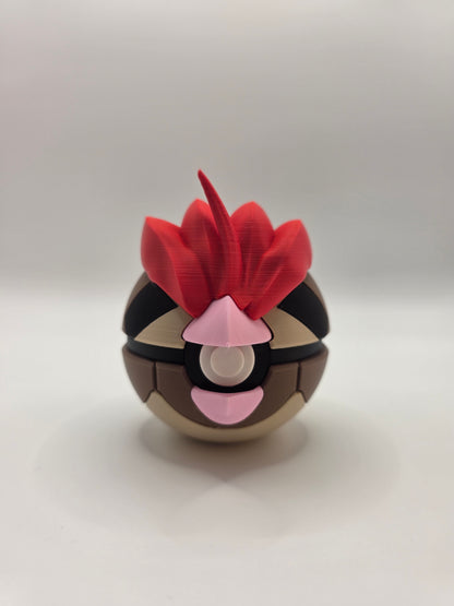 Character Design - 3D Printed Character Ball - Pidgeotto - Unique Display Collectible.