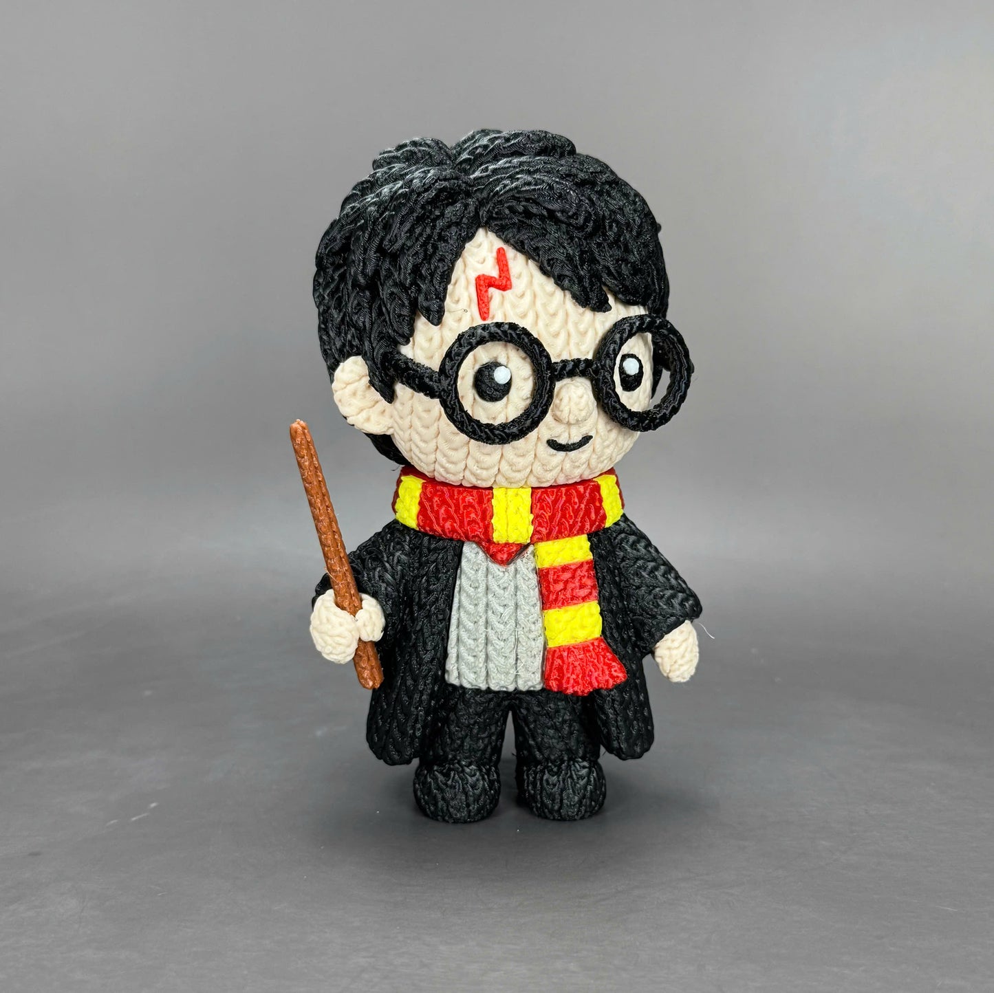 Knitted Design - 3D Printed Harry Potter and Friends Character Figures - Unique Display Collectible
