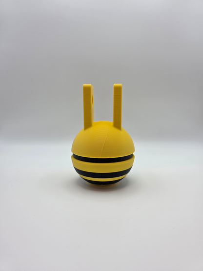 Character Design - 3D Printed Character Ball - Elekid - Unique Display Collectible.