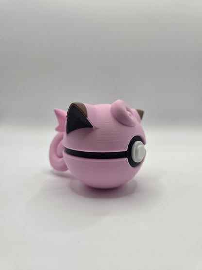 Character Design - 3D Printed Character Ball - Clefairy - Unique Display Collectible.