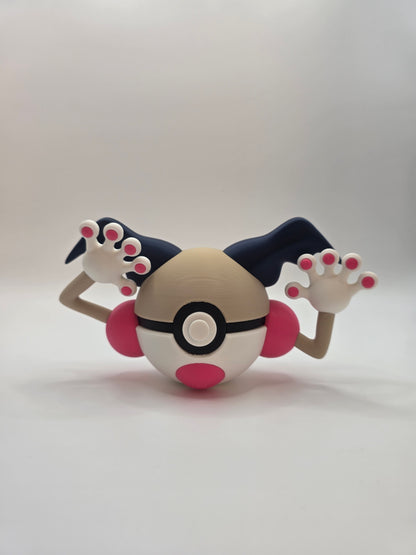 Character Design - 3D Printed Character Ball - Mr Mime - Unique Display Collectible.