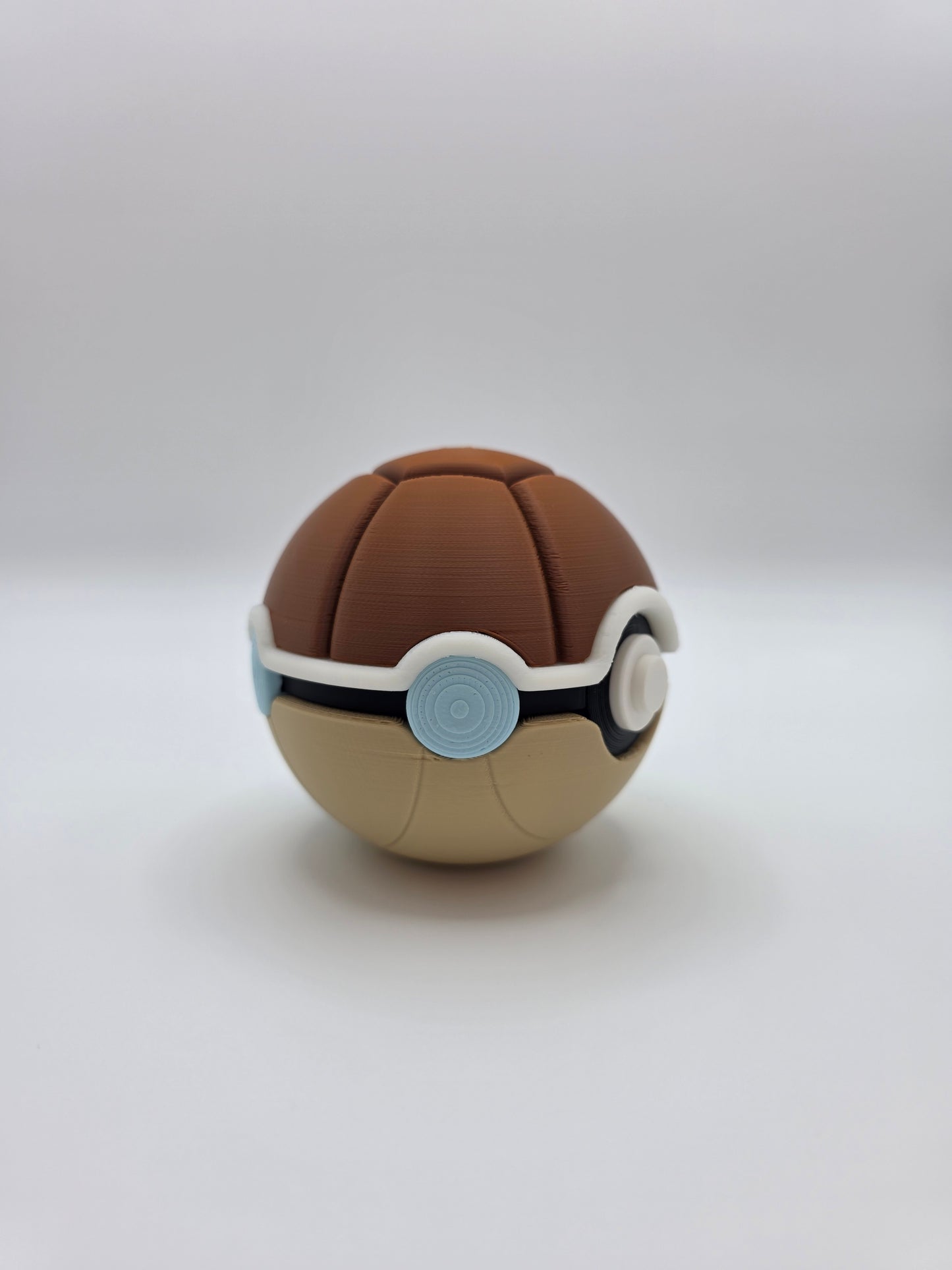 Character Design - 3D Printed Character Ball - Squirtle - Unique Display Collectible.