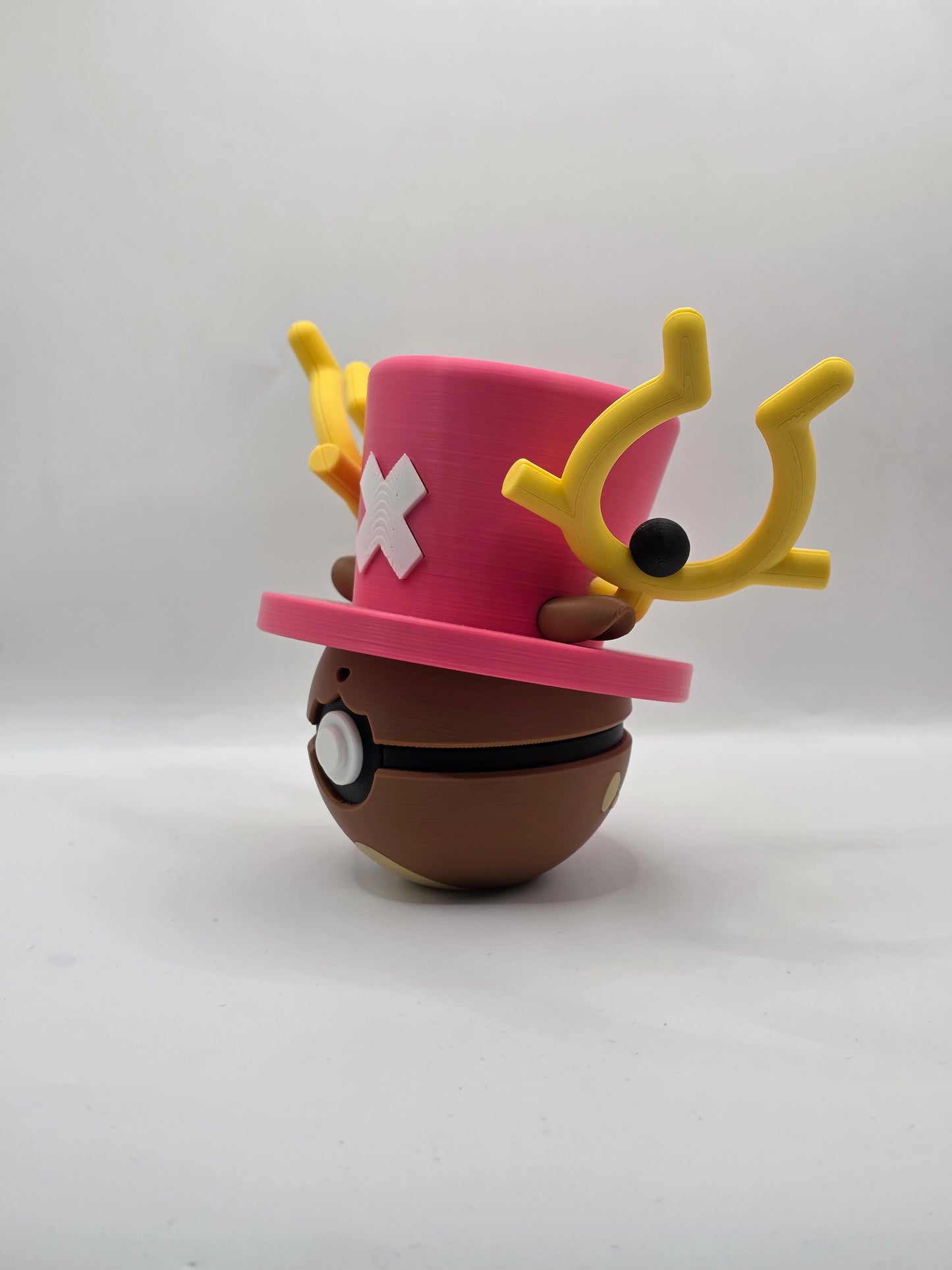 Character Design - 3D Printed Character Ball - Tony Tony Chopper Stantler - Unique Display Collectible.
