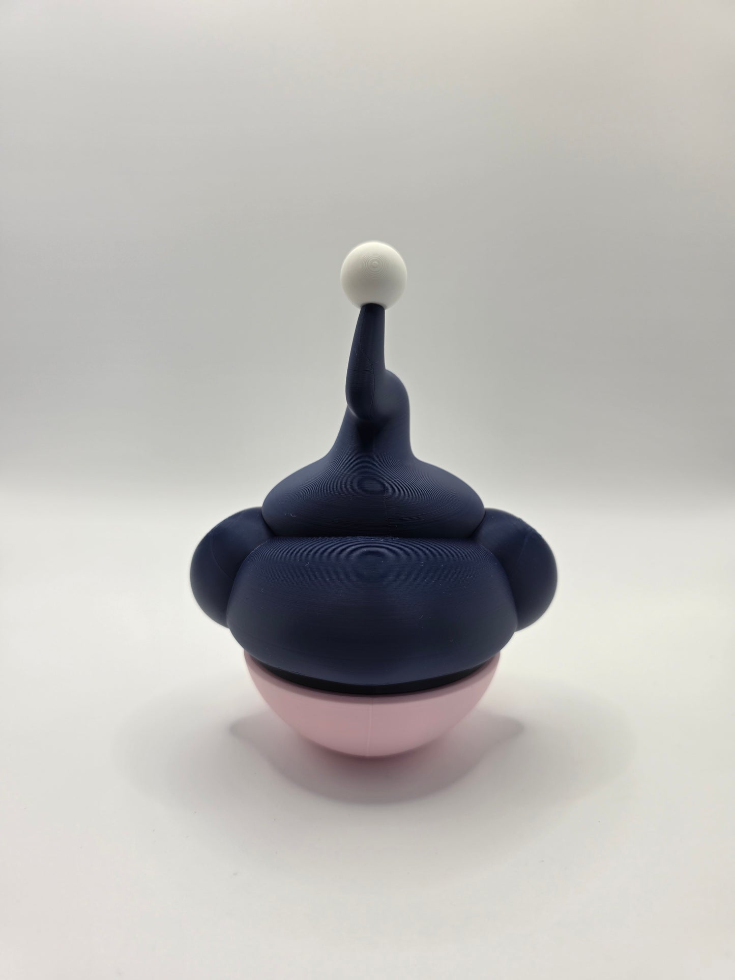Character Design - 3D Printed Character Ball - Mime Jr - Unique Display Collectible.