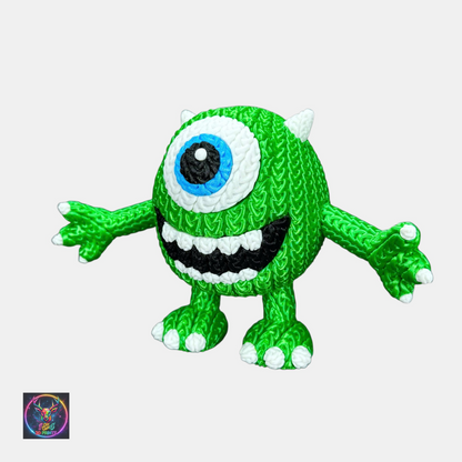 🧶Retro Knitted Closet Monster Buddies  - 3D Printed Closet Monster Collectible -