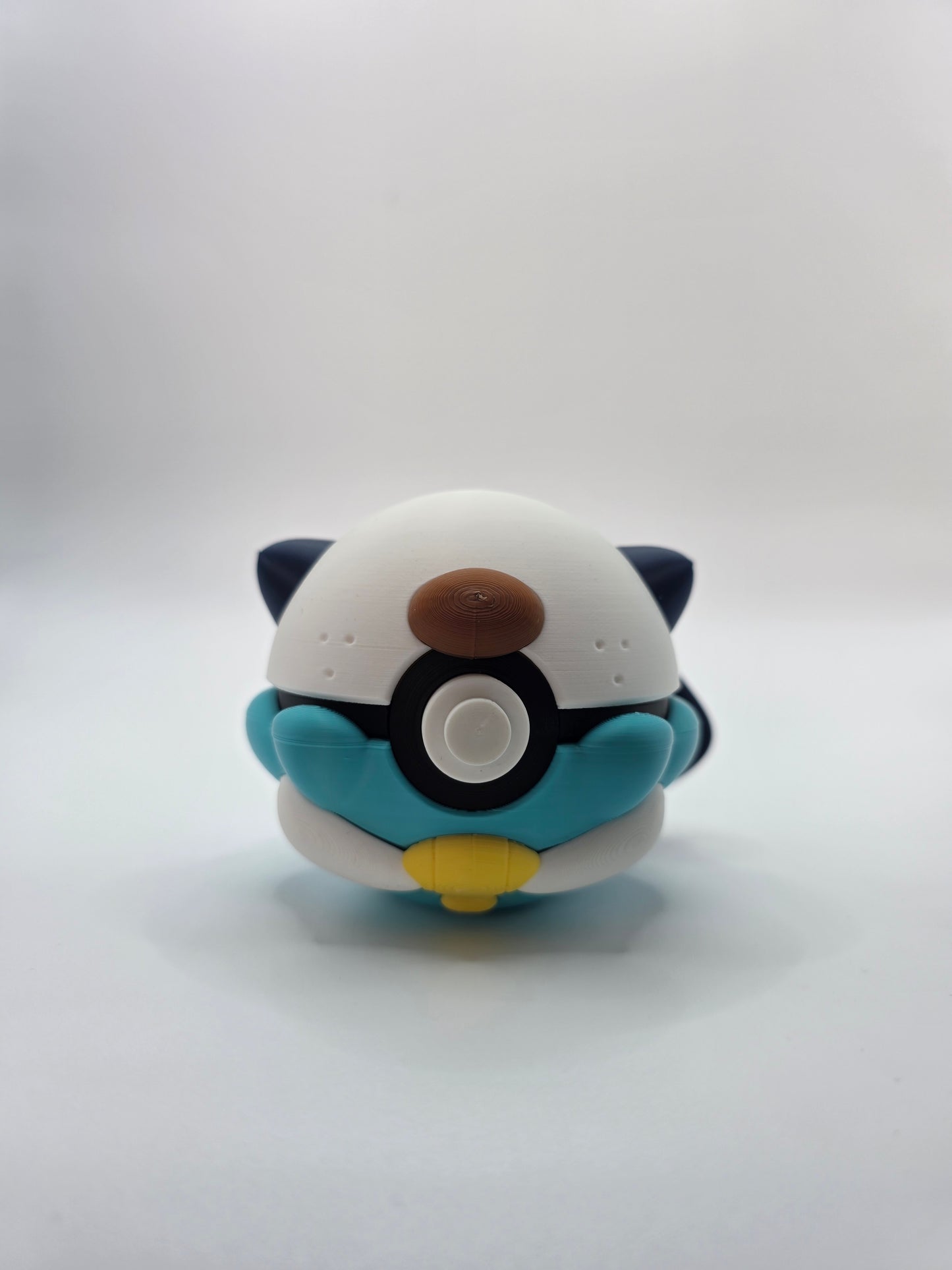 Character Design - 3D Printed Character Ball - Oshawott - Unique Display Collectible.