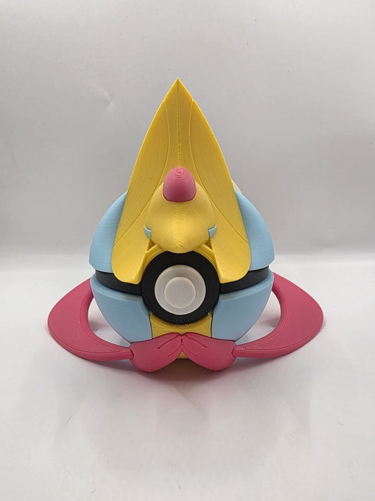 Pokemon Character Design - 3D Printed Pokeball - Cresselia - Exclusive Display Collectible.