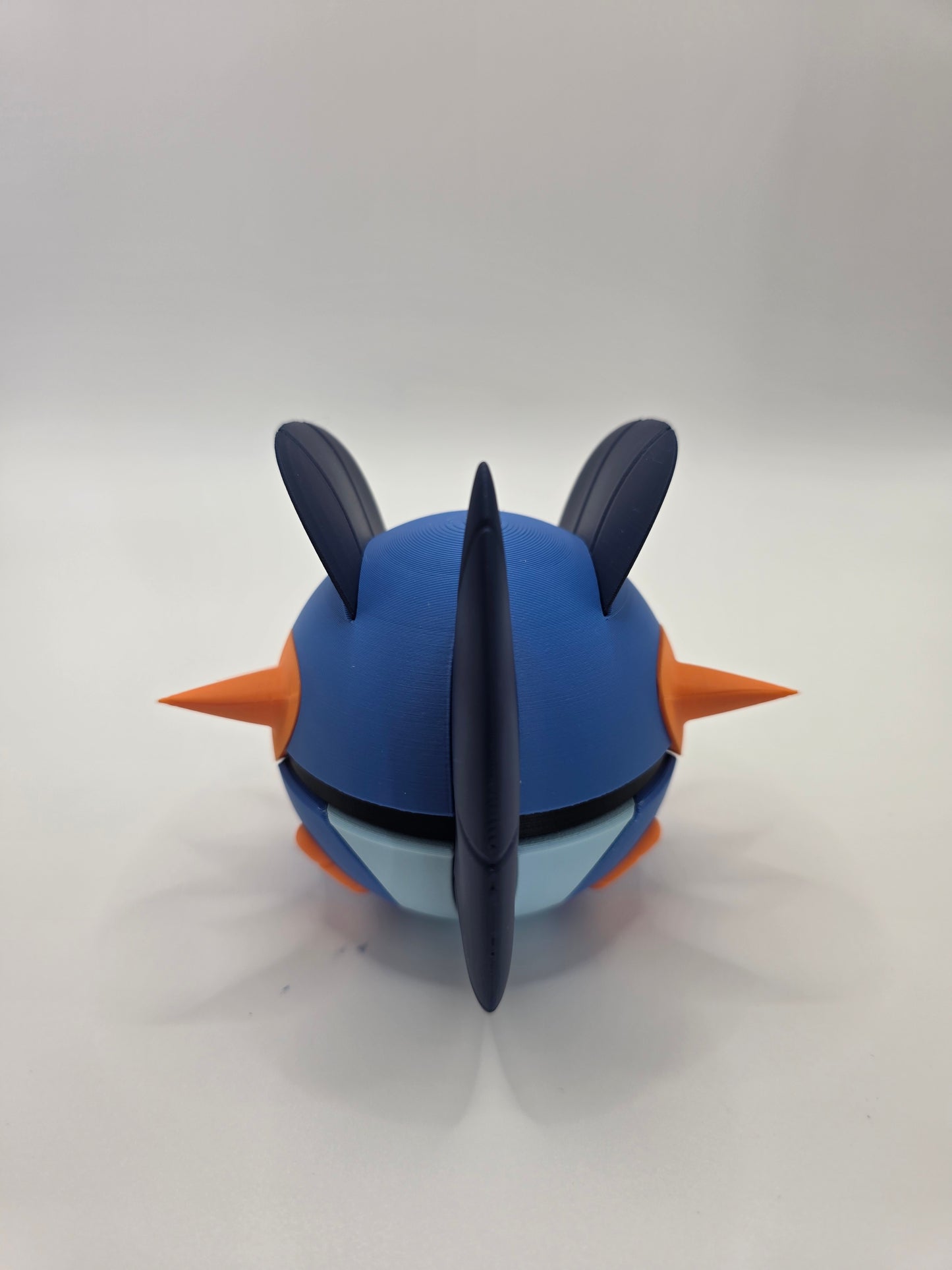 Character Design - 3D Printed Character Ball - Swampert - Unique Display Collectible.