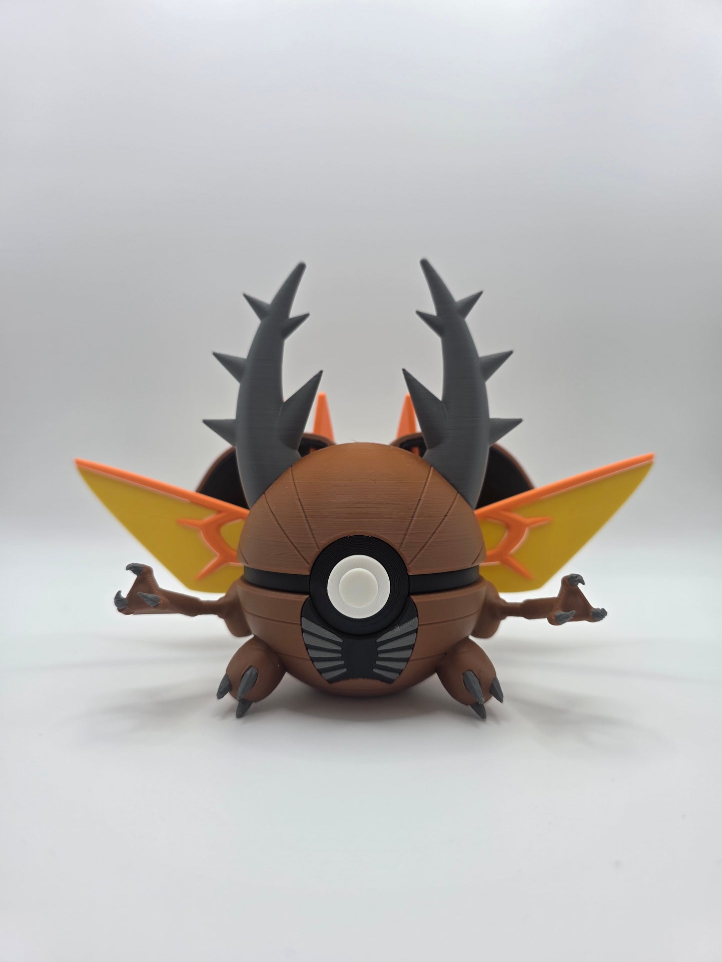 Character Design - 3D Printed Character Ball - Mega Pinsir - Unique Display Collectible.