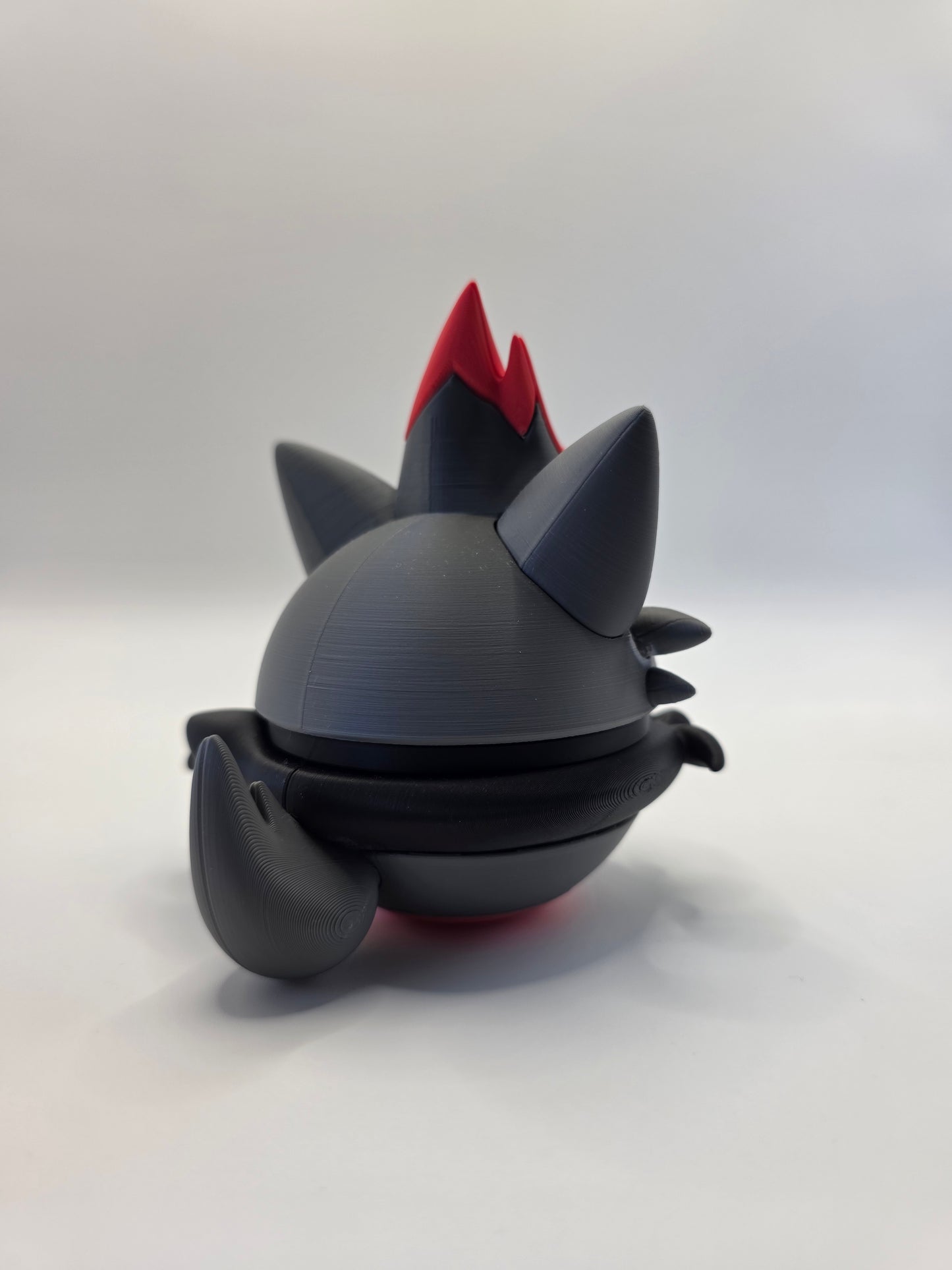 Character Design - 3D Printed Character Ball - Zorua - Unique Display Collectible.