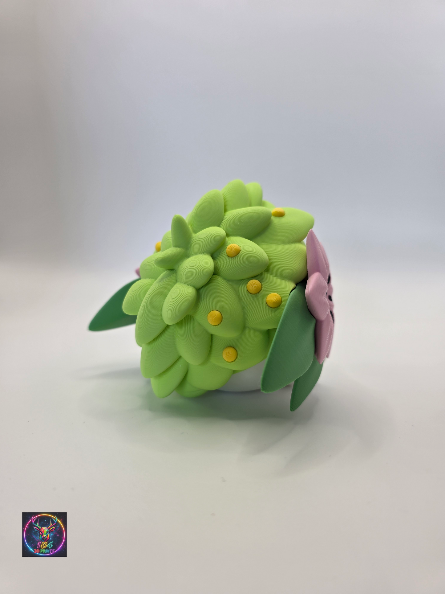 Character Design - 3D Printed Character Ball - Shaymin Land Form - Unique Display Collectible.