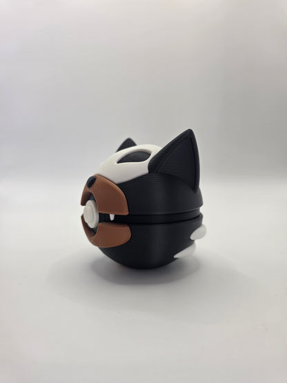 Character Design - 3D Printed Character Ball - Houndour - Unique Display Collectible.