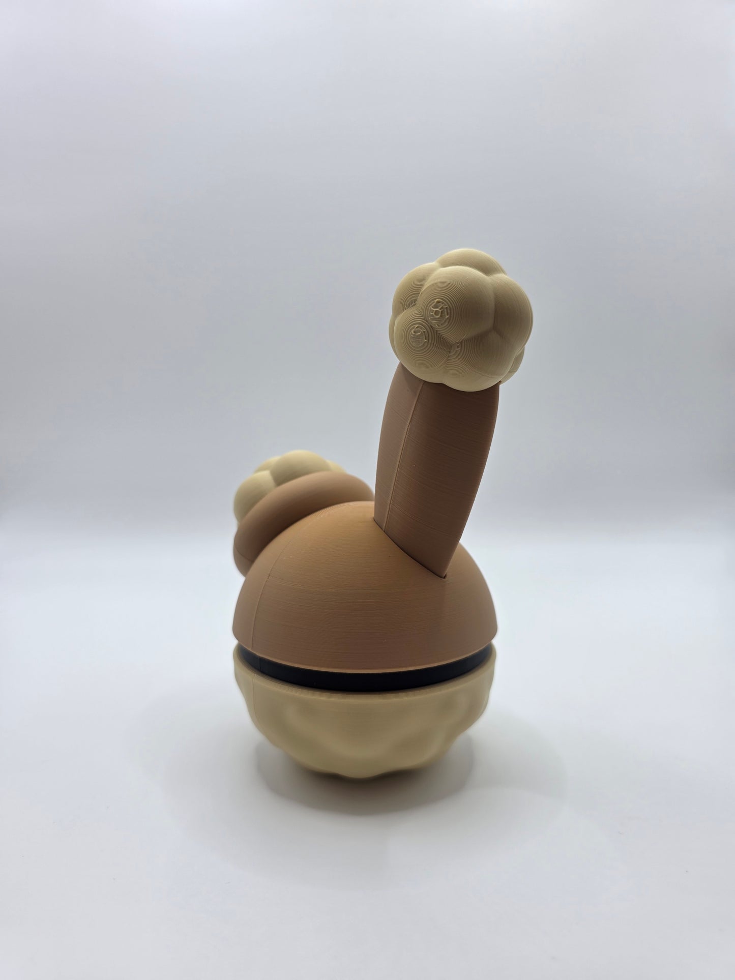 Character Design - 3D Printed Character Ball - Bunely - Unique Display Collectible.