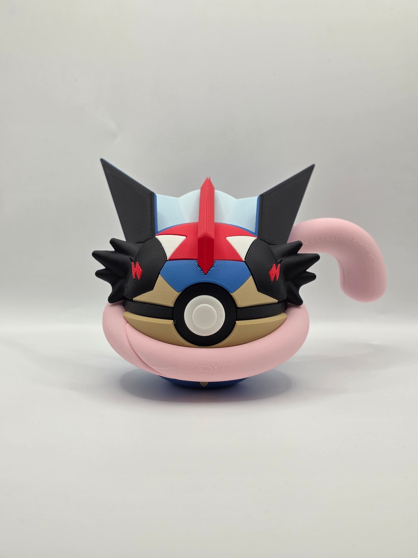 Character Design - 3D Printed Character Ball - Greninja - Unique Display Collectible.