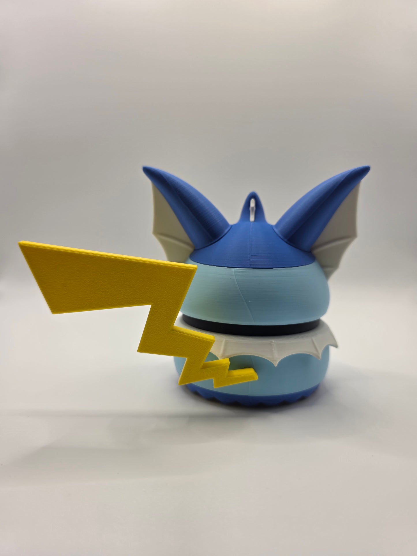 Character Design - 3D Printed Character Ball - Poncho Pikachu Collection - Unique Display Collectible.