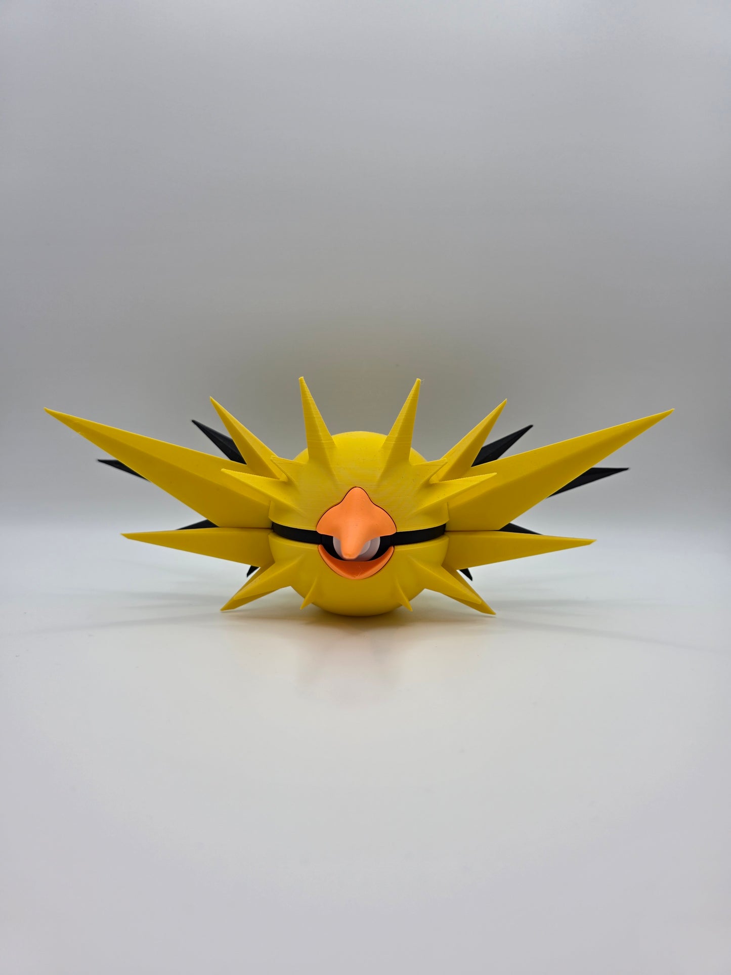 Character Design - 3D Printed Character Ball - Zapdos - Unique Display Collectible.